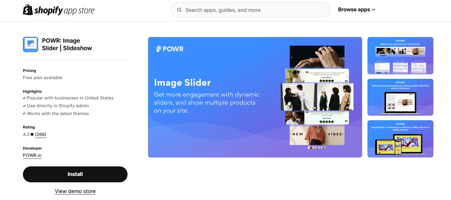 POWR: Image Slider | Slideshow